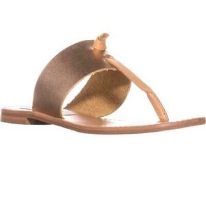 Steve Madden Olivia Rose Gold Thong Sandals NWT